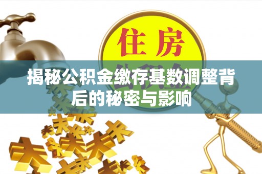 邕宁揭秘公积金缴存基数调整背后的秘密与影响